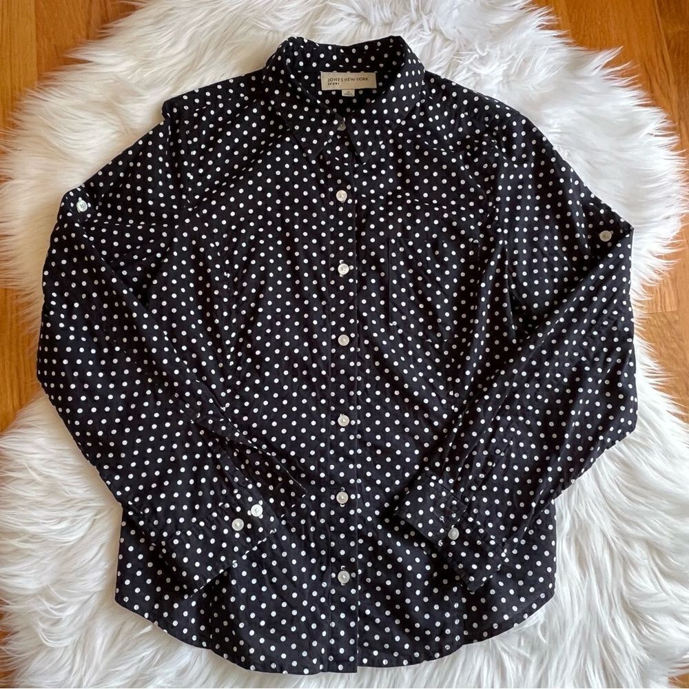 Women’s Jones New York Sport Polkadot Top Medium